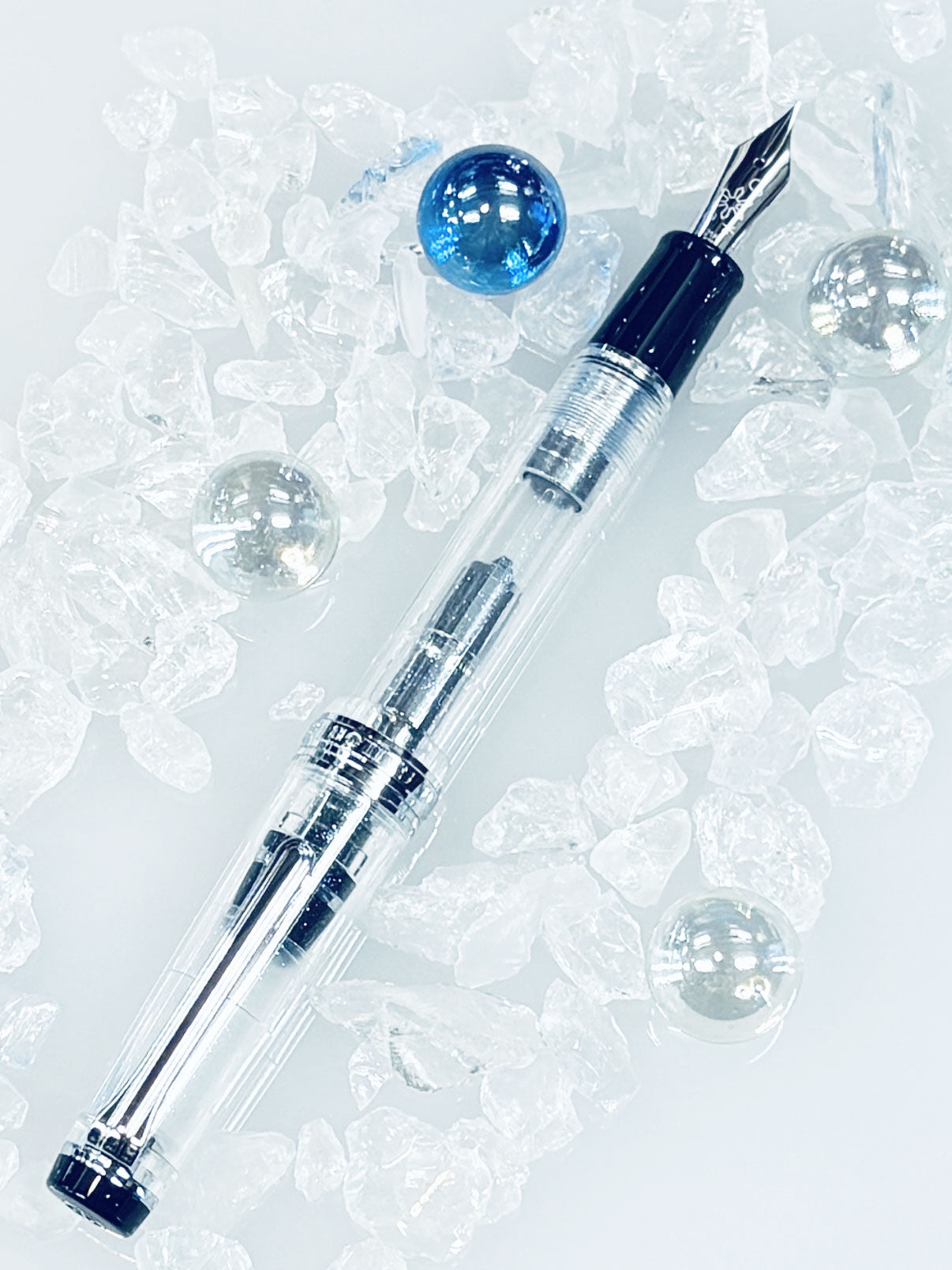 ハイノートオリジナル万年筆「Ice Bubble-アイスバブル-」